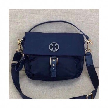 Tory Burch Tilda Nylon Blue Shoulder Bag,21cm - 토리버치 틸다 나일론 블루 숄더백 TBB0192,21cm