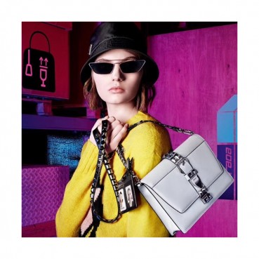 Prada 2018 Elektra Saffiano Shoulder Bag,24cm - 프라다 2018 엘렉트라 사피아노 여성용 숄더백 ,1BD120