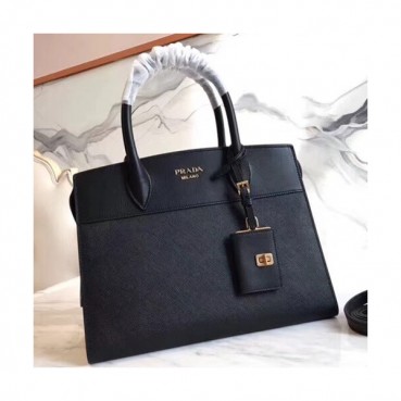 Prada Saffiano Tote Shoulder Bag,30cm - 프라다 사피아노 여성용 토트 숄더백 ,1BA046