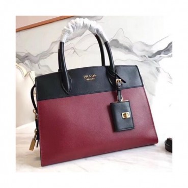 Prada Saffiano Tote Shoulder Bag,30cm - 프라다 사피아노 여성용 토트 숄더백 ,1BA046