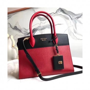 Prada Saffiano Tote Shoulder Bag,30cm - 프라다 사피아노 여성용 토트 숄더백 ,1BA046