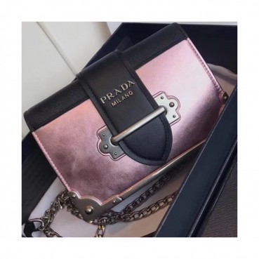 Prada 2018 Cahier Leather Shoulder Bag,18cm - 프라다 2018 카이에 레더 여성용 숄더백 ,1BH018