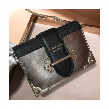 Prada 2018 Cahier Leather Shoulder Bag,18cm - 프라다 2018 카이에 레더 여성용 숄더백 ,1BH018