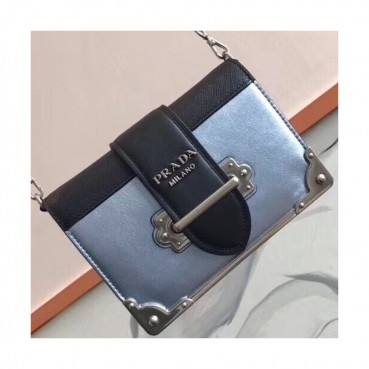 Prada 2018 Cahier Leather Shoulder Bag,18cm - 프라다 2018 카이에 레더 여성용 숄더백 ,1BH018