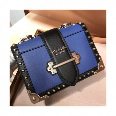 Prada Cahier Leather Shoulder Bag,20cm - 프라다 카이에 레더 여성용 숄더백 ,1BD045
