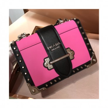 Prada Cahier Leather Shoulder Bag,20cm - 프라다 카이에 레더 여성용 숄더백 ,1BD045