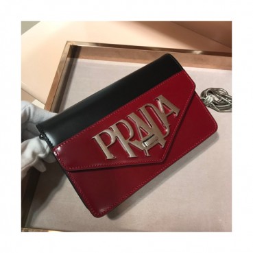 Prada Logo Chain Shoulder Bag,19cm - 프라다 로고 체인 숄더백 ,1BD101