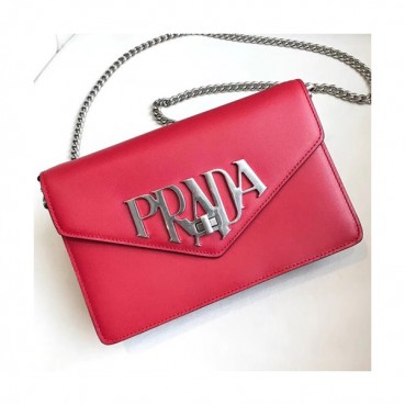 Prada Logo Chain Shoulder Bag,22cm - 프라다 로고 체인 숄더백 ,1BD097