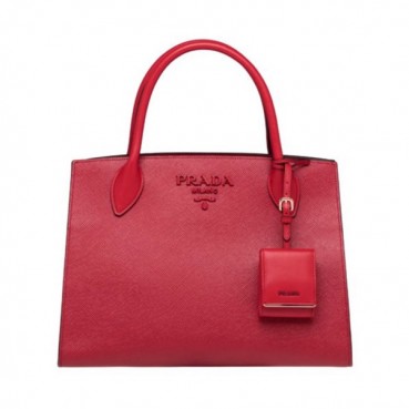 Prada Monochrome Tote Shoulder Bag,33cm - 프라다 모노크롬 여성용 토트 숄더백 ,1BA156