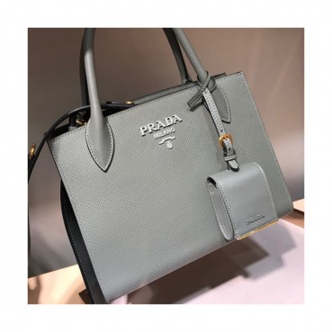 Prada Monochrome Tote Shoulder Bag,26cm - 프라다 모노크롬 여성용 토트 숄더백 ,1BA156