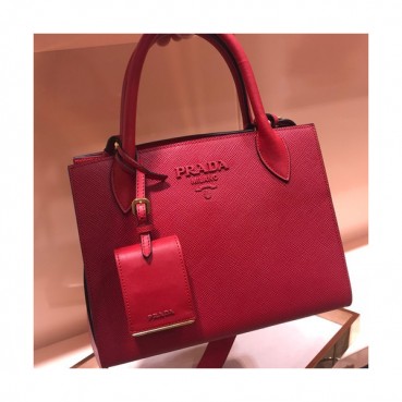 Prada Monochrome Tote Shoulder Bag,26cm - 프라다 모노크롬 여성용 토트 숄더백 ,1BA156