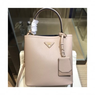Prada Double Saffiano Tote Shoulder Bag,23cm - 프라다 여성용 두블레 사피아노 토트 숄더백 ,1BA212