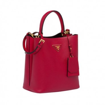 Prada Double Saffiano Tote Shoulder Bag,23cm - 프라다 여성용 두블레 사피아노 토트 숄더백 ,1BA212