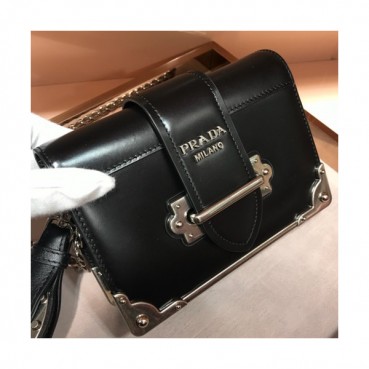 Prada Cahier Leather Shoulder Bag,18cm - 프라다 카이에 레더 여성용 숄더백 ,1BD045