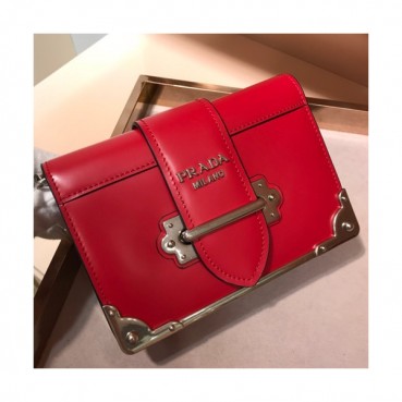 Prada Cahier Leather Shoulder Bag,18cm - 프라다 카이에 레더 여성용 숄더백 ,1BD045