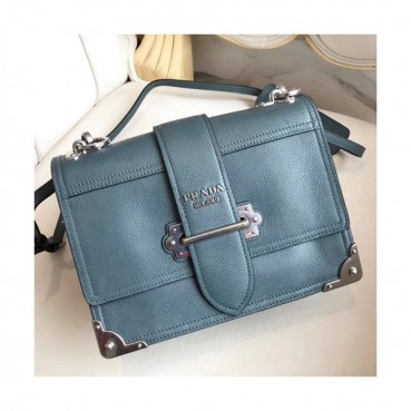 Prada Cahier Leather Shoulder Bag,24cm - 프라다 카이에 레더 여성용 숄더백 ,1BD095