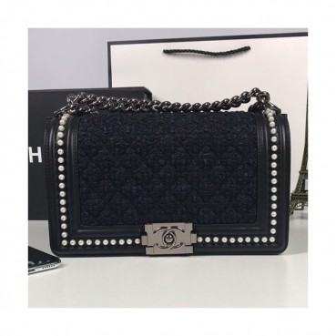 Chanel 2018 Leboy Leather Chain Shoulder Bag ,25CM - 샤넬 2018 르보이 레더 체인 숄더백 67086 