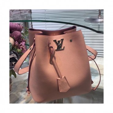 Louis Viutton Lock Me Bucket Shouder Bag ,27cm - 루이비통 락미 버킷 숄더백 M54677,LOUB0971,27cm,핑크