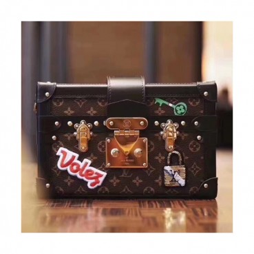 Louis Vuitton Monogram Petite Malle Shoulder Bag,18cm - 루이비통 모노그램 쁘띠뜨 말 숄더백 M43992,LOUB0958 ,18cm,브라운