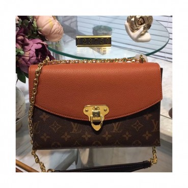 Louis Vuitton Saint Placide Chain Shoulder Bag,25cm - 루이비통 세인트 플라시드 체인 숄더백 M43714,LOUB0951 ,25cm,브라운