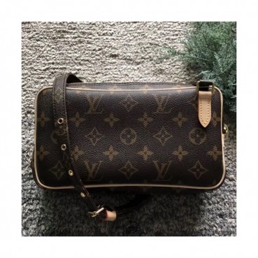 Louis Viutton Monogram Shouder Bag ,22cm - 루이비통 모노그램 여성용 숄더백 M51828,LOUB0944,22cm,브라운