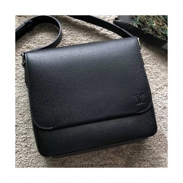 Louis Vuitton Roman Taiga Messenger Shoulder Bag,27cm - 루이비통 로만 타이가 메신저 남성용 숄더백 M30620,LOUB0930 ,27cm,블랙