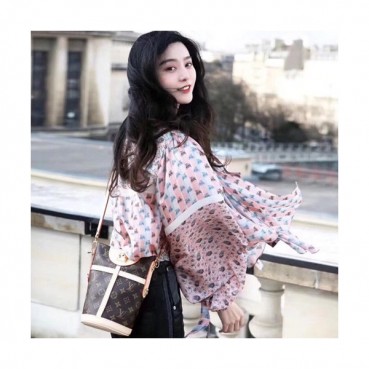 Louis Viutton Monogram Duffle Bucket Tote Shouder Bag ,23cm - 루이비통 여성용 모노그램 더플 버킷 토트 숄더백 M43587,LOUB0905,23cm,브라운