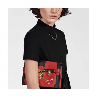 Louis Viutton Box Shouder Bag ,24cm - 루이비통 여성용 박스 숄더백 LOUB0865,24cm,레드