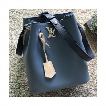 Louis Viutton Lock Me Bucket Shouder Bag ,27cm - 루이비통 락미 버킷 숄더백 M51413,LOUB0840,27cm,블루