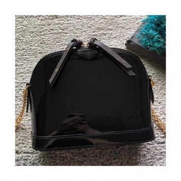 Louis Vuitton Vernis Alma Mini Chain Shoulder Bag,21cm - 루이비통 베르니 알마 미니 여성용 체인 토트 숄더백,M52750 ,LOUB0733 ,21cm,블랙