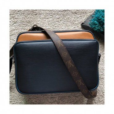 Louis Vuitton 2018 Nil Slim Messenger Shoulder Bag,30cm - 루이비통 2018 닐 슬림 메신저 남성용 숄더백 M51465 ,LOUB0725 ,30cm,다크네이비+브라운