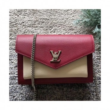 Louis Vuitton Pochette My Lock Me Chain Shoulder Bag,19cm - 루이비통 포쉐트 마이 락미 체인 숄더백 M63471 ,LOUB0703,19cm,레드