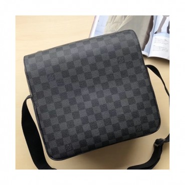 Louis Vuitton Messenger Shoulder Bag,28cm - 루이비통 남성용 메신저 숄더백 N45255 ,LOUB0681,28cm,블랙