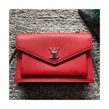 Louis Vuitton Pochette My Lock Me Chain Shoulder Bag,19cm - 루이비통 포쉐트 마이 락미 체인 숄더백 M63471,LOUB0650,19cm,레드