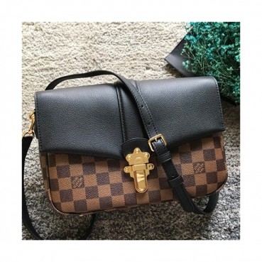 Louis Vuitton Clapton Shoulder Bag,24cm - 루이비통 클랩튼 숄더백 N44243,LOUB0639,24cm,브라운+블랙