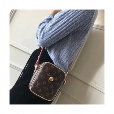 Louis Vuitton MonogramShoulder Bag,16cm - 루이비통 모노그램 숄더백 M40056,LOUB0611,16cm,브라운