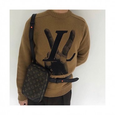 Louis Vuitton Monogram Hip Sack Belt Bag Shoulder Bag,23cm - 루이비통 모노그램 힙색 벨트백 숄더백, LOUB0602,23cm,브라운