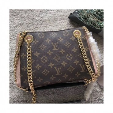 Louis Vuitton Saint Placide Monogram Chain Shoulder Bag,28cm - 루이비통 세인트 플라시드 모노그램 체인 숄더백 M53068,LOUB0596 ,28cm,브라운+핑크