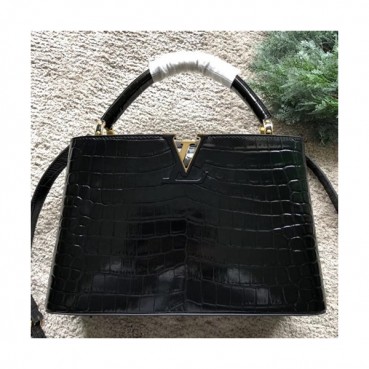 Louis Vuitton Capucines Shoulder Bag,21/27/31.5cm - 루이비통 카푸신 숄더백  M48865,LOUB0590 ,21/27/31.5cm,블랙