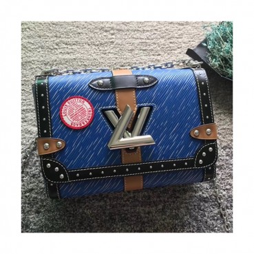 [커스텀급] Louis Vuitton Twist Chain Shoulder Bag,23cm - 루이비통 트위스트 체인 숄더백,M43629,LOUB0588 ,23cm,블루