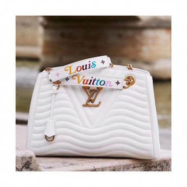 Louis Viutton New Wave Chain Tote Shouder Bag ,32cm - 루이비통 뉴웨이브 체인 토트 숄더백 M51496 ,LOUB0533,32cm,화이트