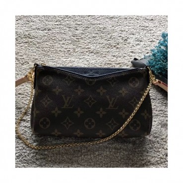 Louis Vuitton Pallas Clutch Shoulder Bag,23cm - 루이비통  팔라스 클러치 숄더백, M41638,LOUB0527 ,23cm,브라운+네이비