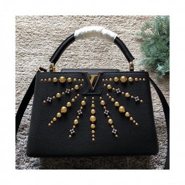 Louis Vuitton Capucines Shoulder Bag,27/31cm - 루이비통 카푸신 숄더백  M52395 ,LOUB0513,27/31cm,블랙