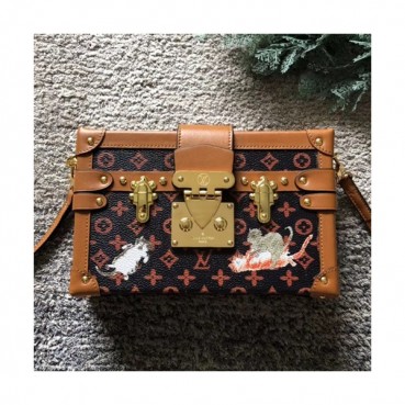 Louis Vuitton Monogram Petite Malle Shoulder Bag,20cm - 루이비통 모노그램 쁘띠뜨 말 숄더백 M44437,LOUB0460 ,20cm,브라운