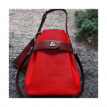 Louis Viutton 2019 Twist Bucket Tote Shouder Bag ,32cm - 루이비통 2019 트위스트 버킷 토트 숄더백 M52804,LOUB0456 ,32cm,레드