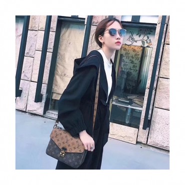 Louis Vuitton Pochette Metis MonogramTote Shoulder Bag,25cm - 루이비통 포쉐트 메티스 모노그램 토트 숄더백 M41465,LOUB0442,25cm,브라운