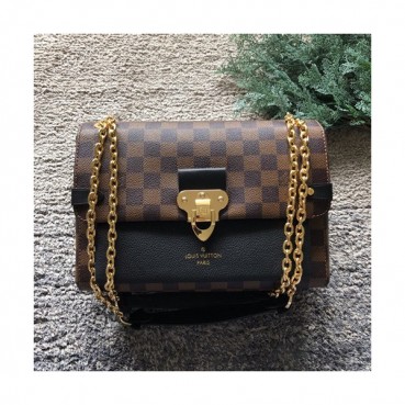 Louis Vuitton Saint Placide Chain Shoulder Bag,25cm - 루이비통 세인트 플라시드 체인 숄더백 N40110,LOUB0411 ,25cm,브라운+블랙