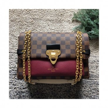 Louis Vuitton Saint Placide Chain Shoulder Bag,25cm - 루이비통 세인트 플라시드 체인 숄더백 N40110,LOUB0409 ,25cm,브라운+와인