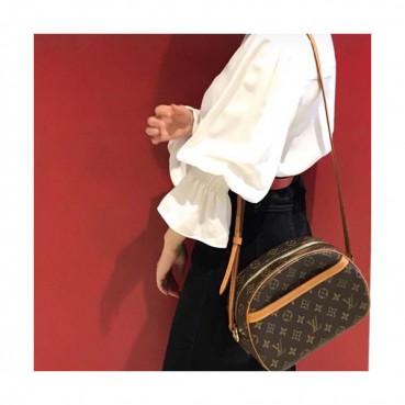 Louis Vuitton Monogram Blois Clossbody Shoulder Bag,25cm - 루이비통 모노그램 블로이스 크로스 숄더백 M51221,LOUB0402 ,25cm,브라운