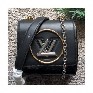 Louis Vuitton Pochette Twist Chain Shoulder Bag,19.5cm - 루이비통 포쉐트 트위스트 체인 숄더백 M90366,LOUB0399 ,19.5cm,블랙